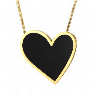 UB Wild 18K GOLD PLATED STAINLESS STEEL "HEART" NECKLACE