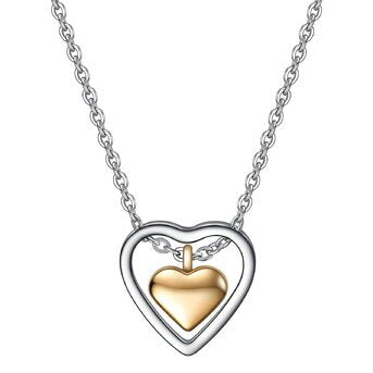 UB Wild 18K gold plated Stainless steel "Hearts" necklace